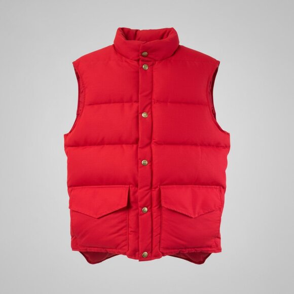 Woolrich 21053 Red Quilted Down Puffer Vest - Picture 1 of 9